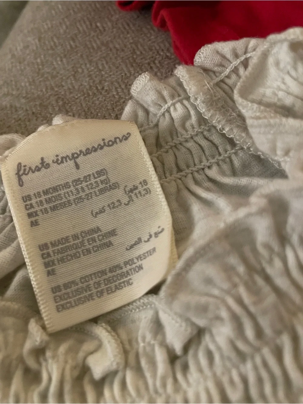 First Impressions soft romper